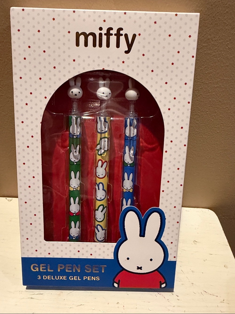 miffy Gel Pen Set - Green, Yellow, Blue